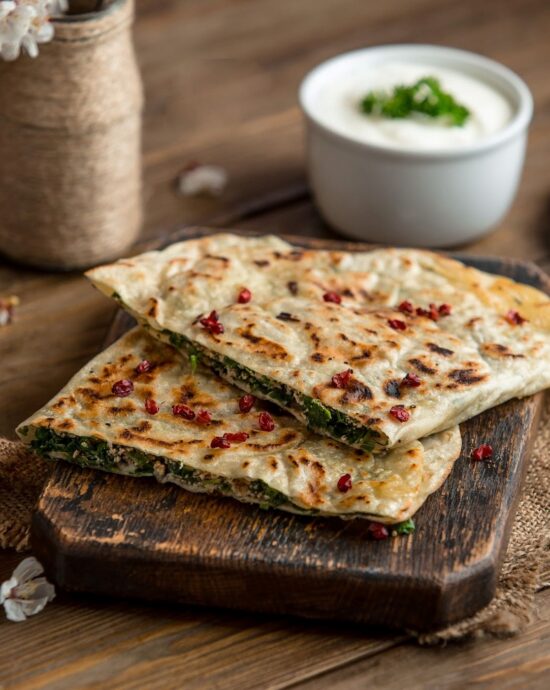 Gözleme Stuffed Flatbread