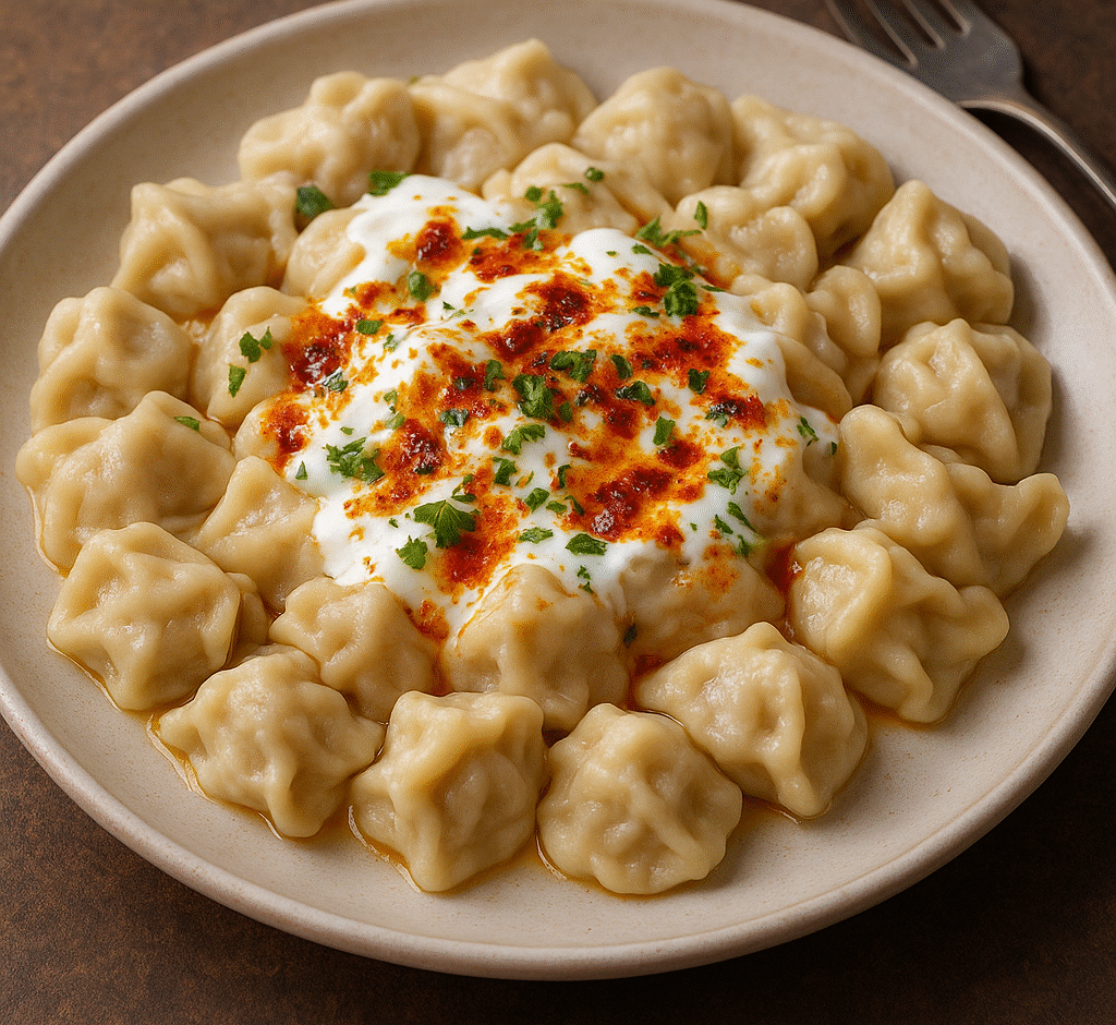 Manti dumplings food recipe