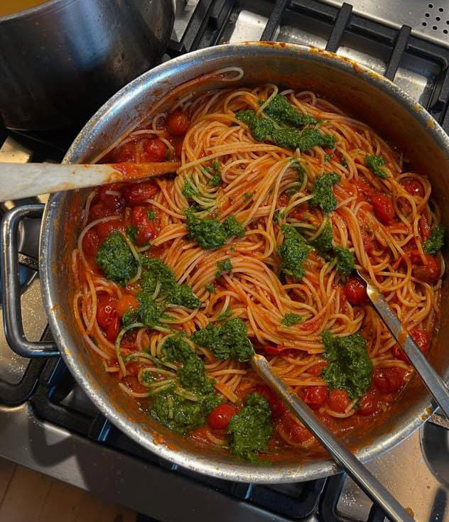 Instructions to follow to prep pasta 