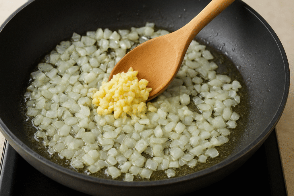 Sauté onions 