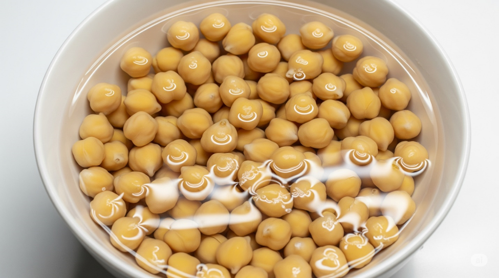 soak the chickpeas 