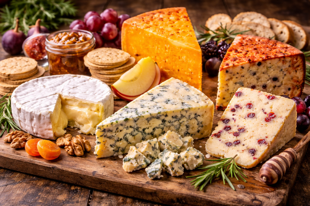 Regional British Cheeses 