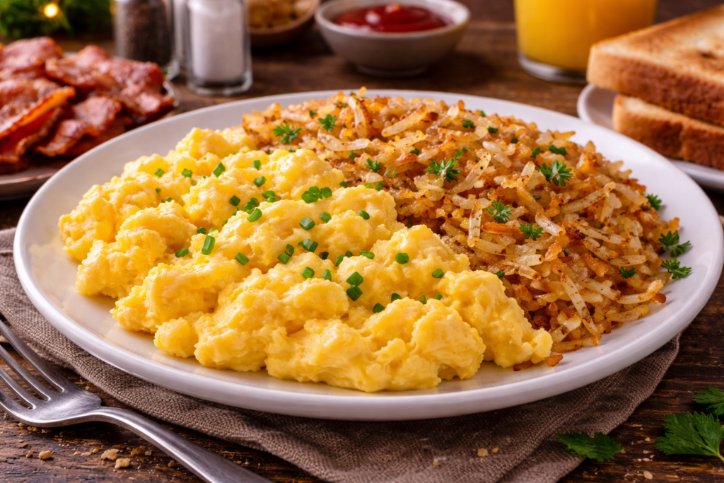 Homemade Egg & Hash Brown 