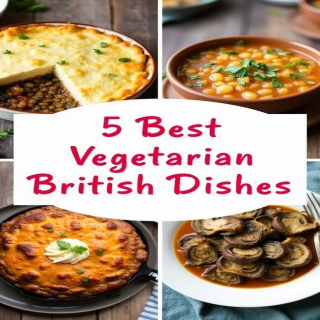 5 Best Vegetarian British Dishes