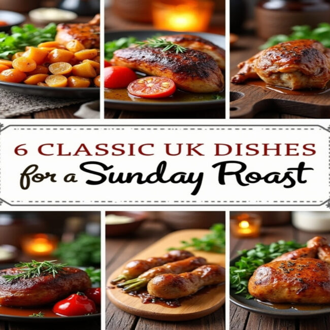6 Classic UK Dishes for a Sunday Roast
