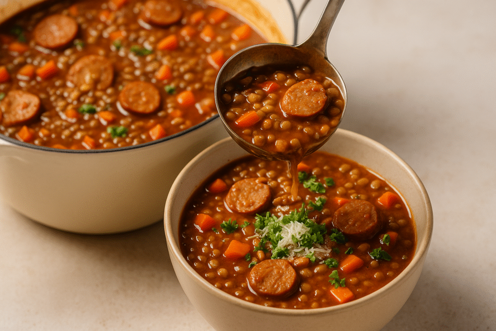 Pour the Ingredients in Serving Bowl 