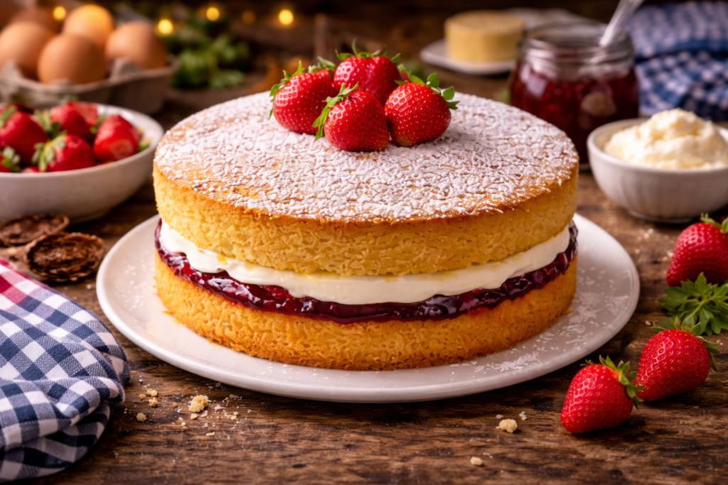 About Vicotria Sponge Dessert 