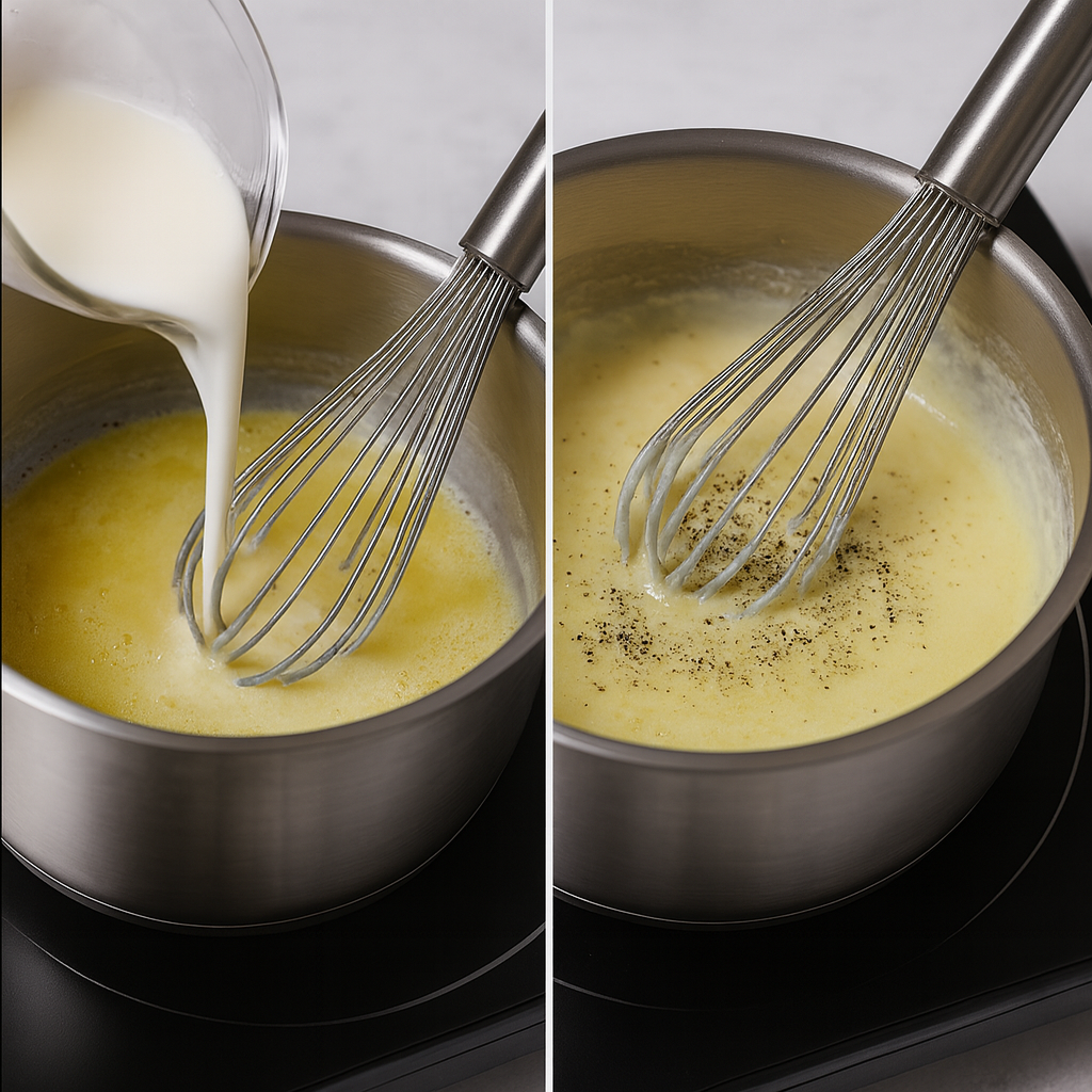 Whisk all the mixture 