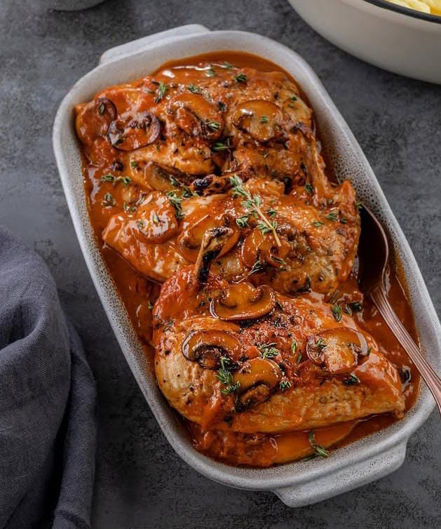 More about chicken chasseur 