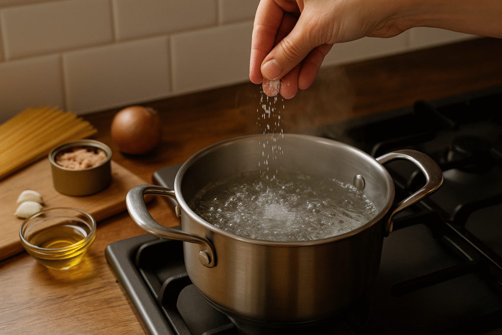 Boil water 