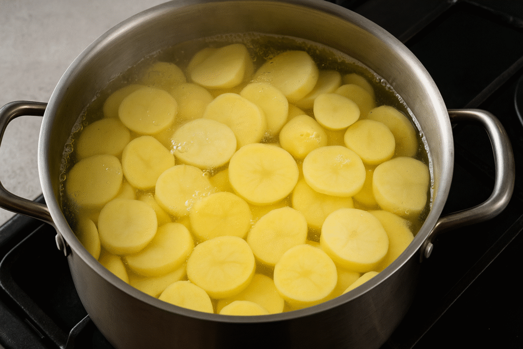 Boil potatoes 
