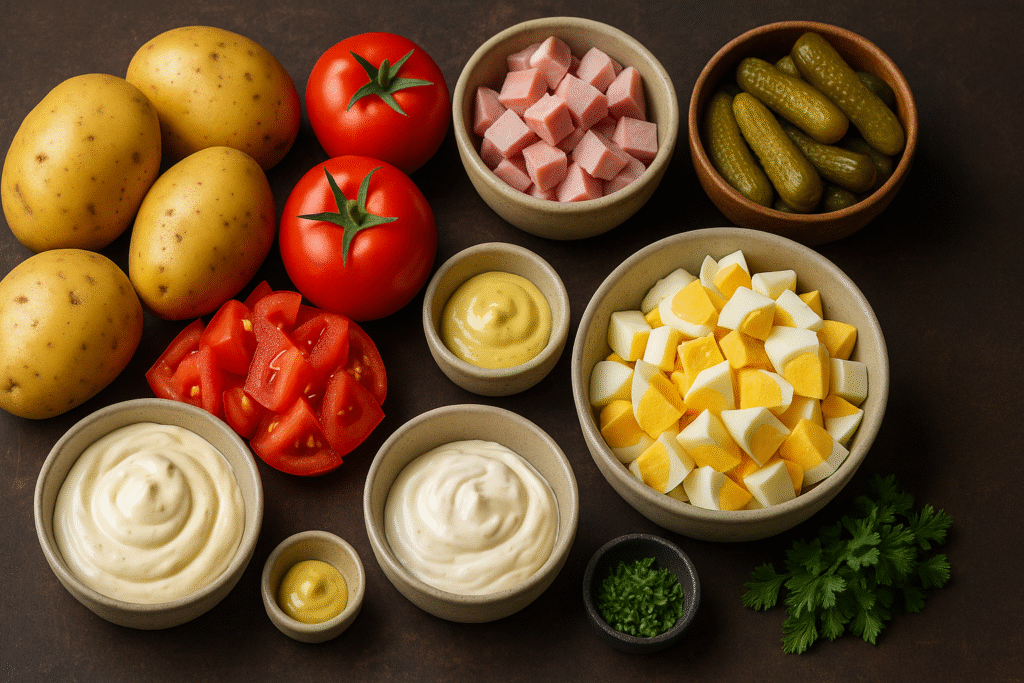 Ingredients for Pietmontaise