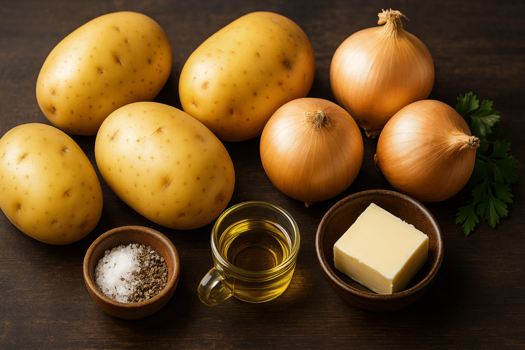 Ingredients for Pommes 