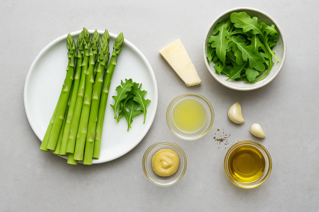 Ingredients for Shaved Raw Asparagus