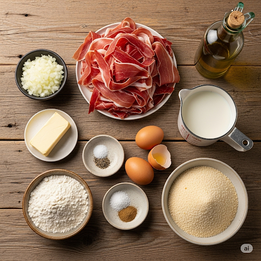 Ingredients for Croquetas 