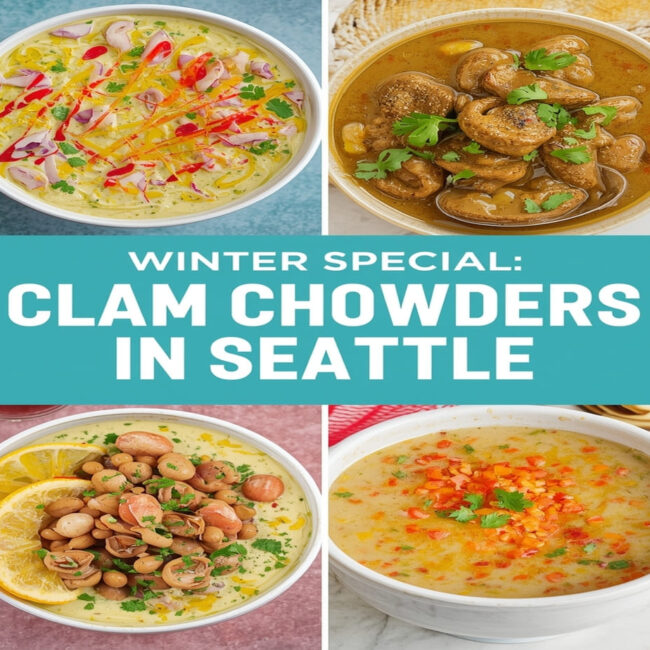 Winter Special: Clam Chowders in Seattle