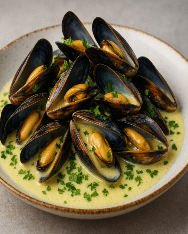 Normandy mussels