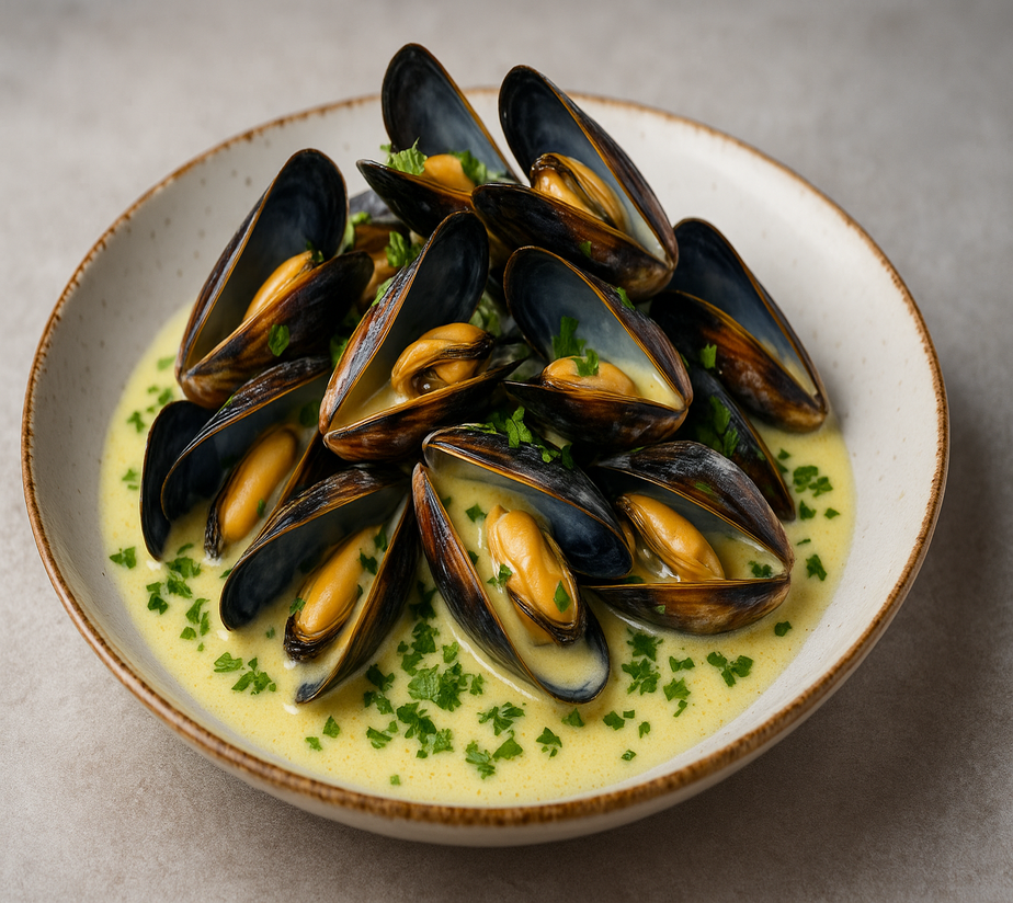 Normandy mussels