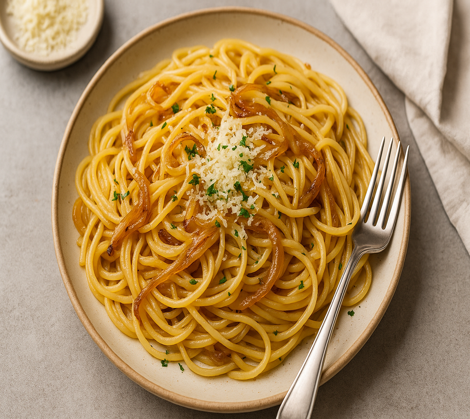 Onion pasta recipe
