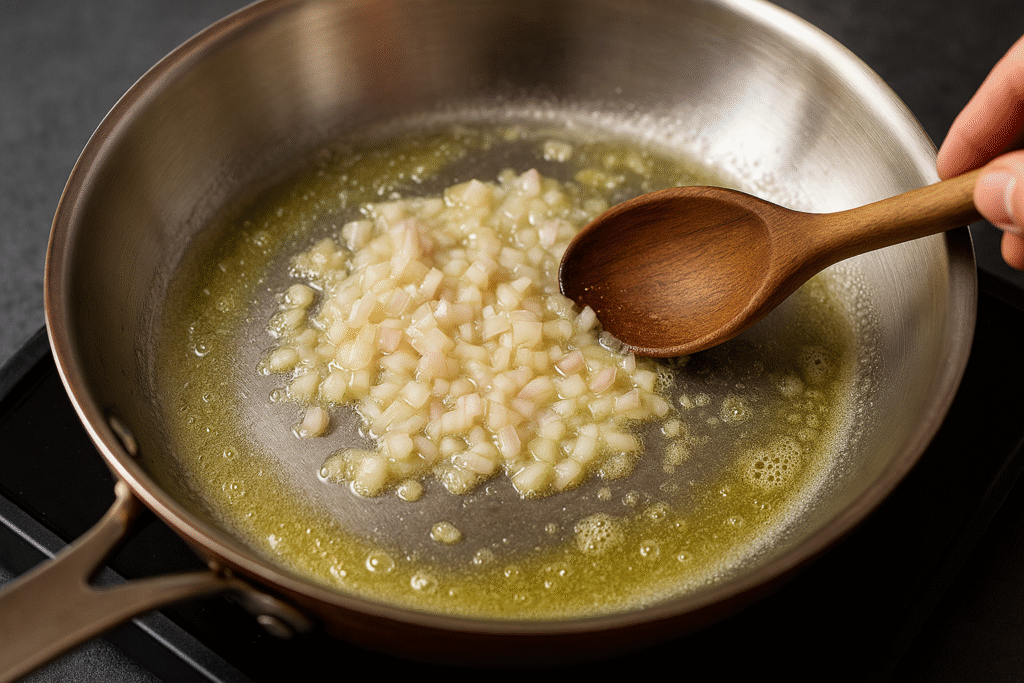 Add onions or shallots