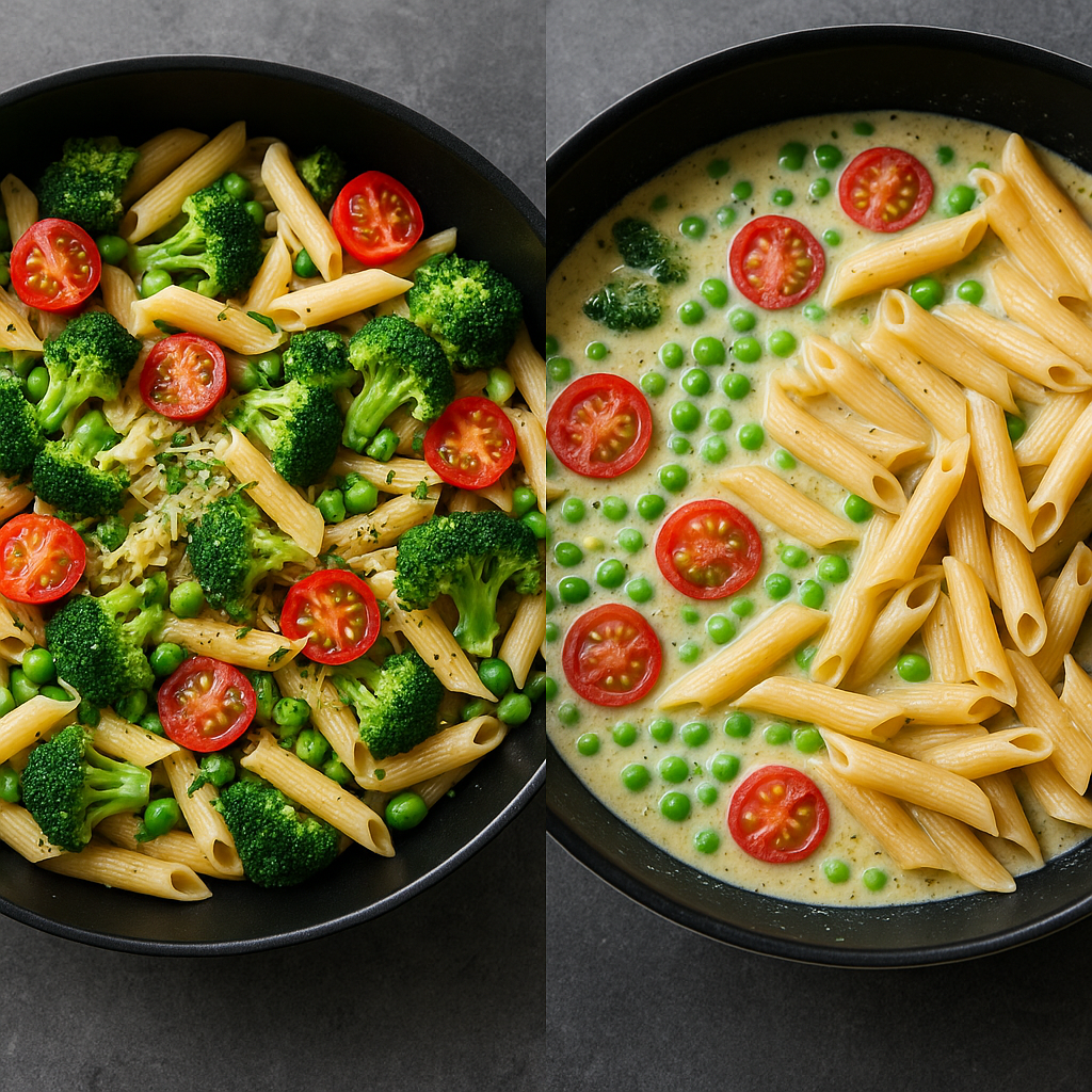 Final touch with grated parmesan cheese 