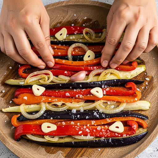 Platter vegetables 