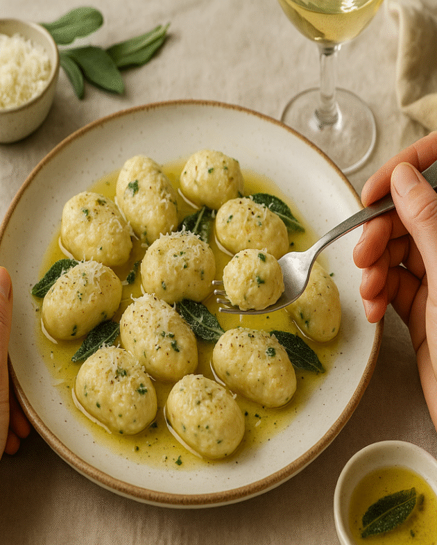 Ricotta Gnudi recipe