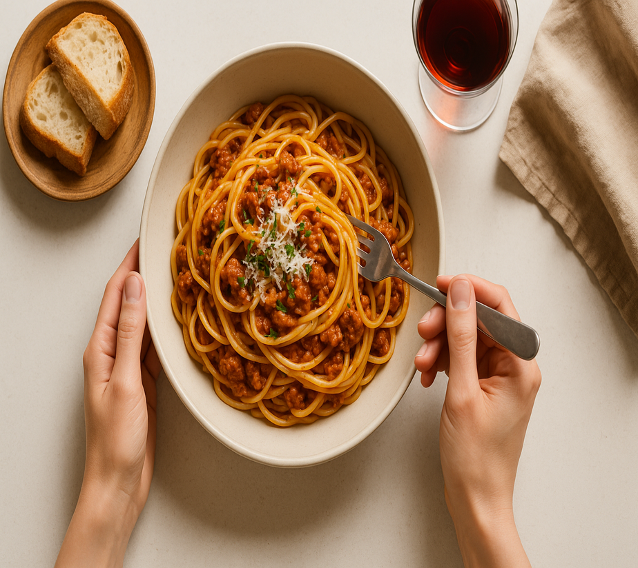 Spaghetti bolognese recipe
