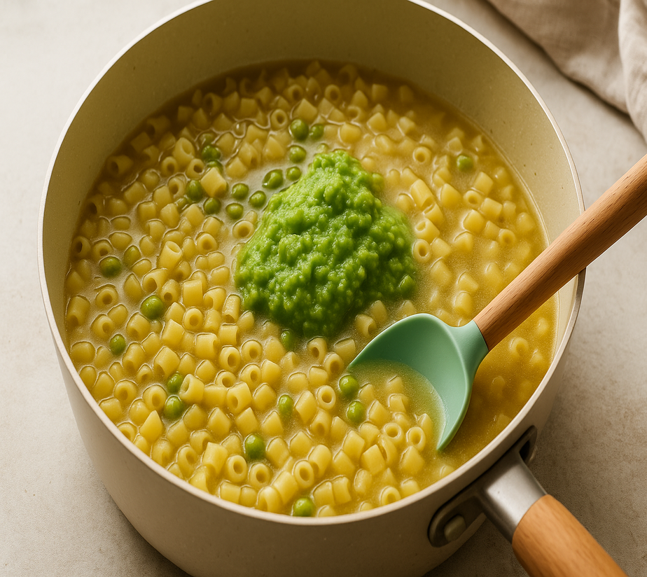 Pasta e Piselli recipe