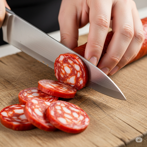 Slice the Chorizo 