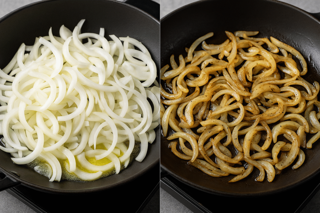 Sauté onions 