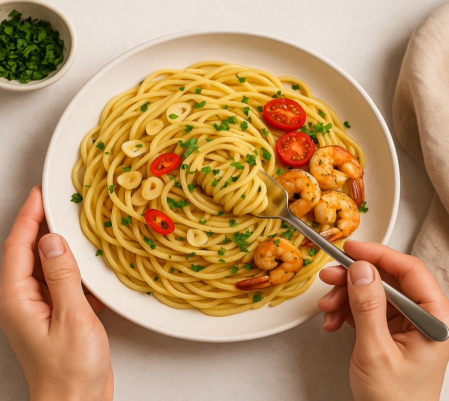 Spaghetti Aglio e Olio Recipe