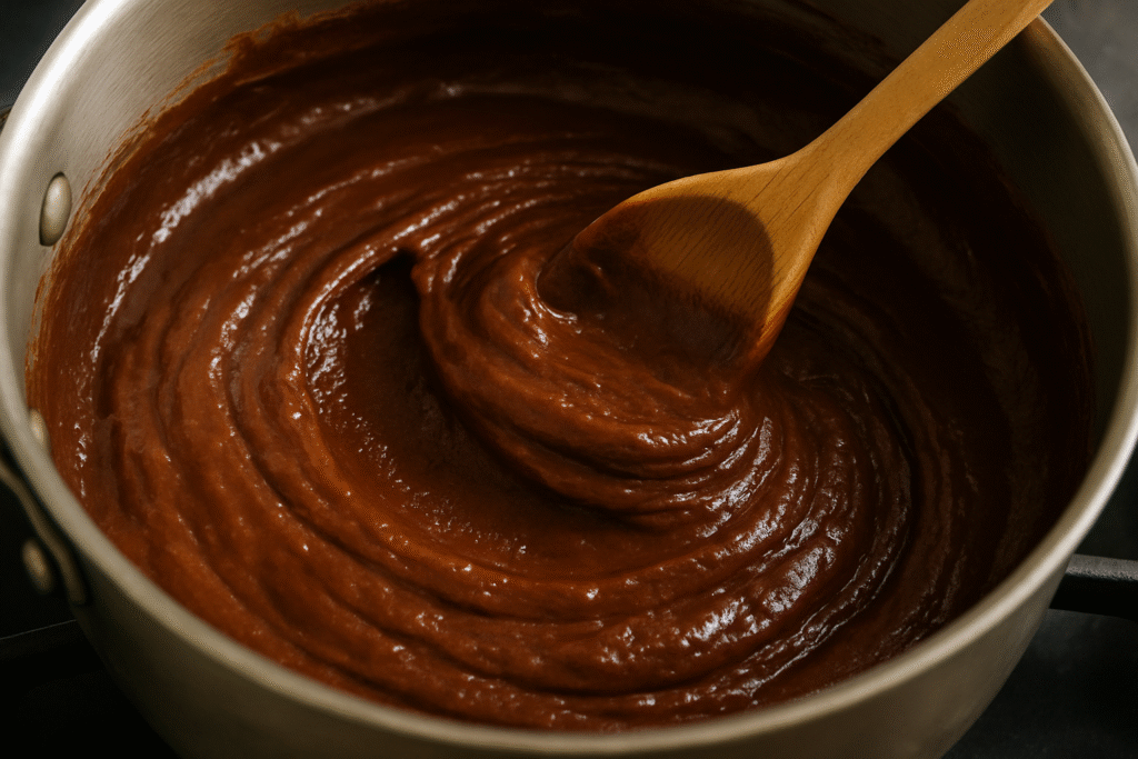 Stir the ingredients 