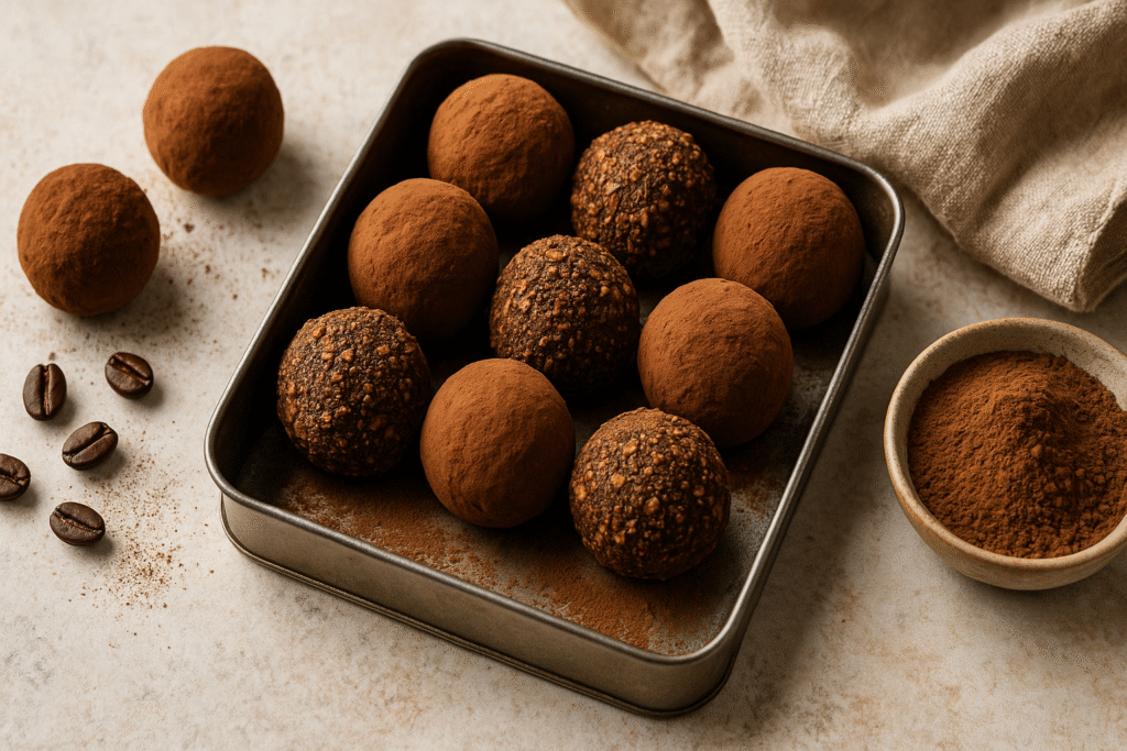 Keep coffee truffle in refrigerator