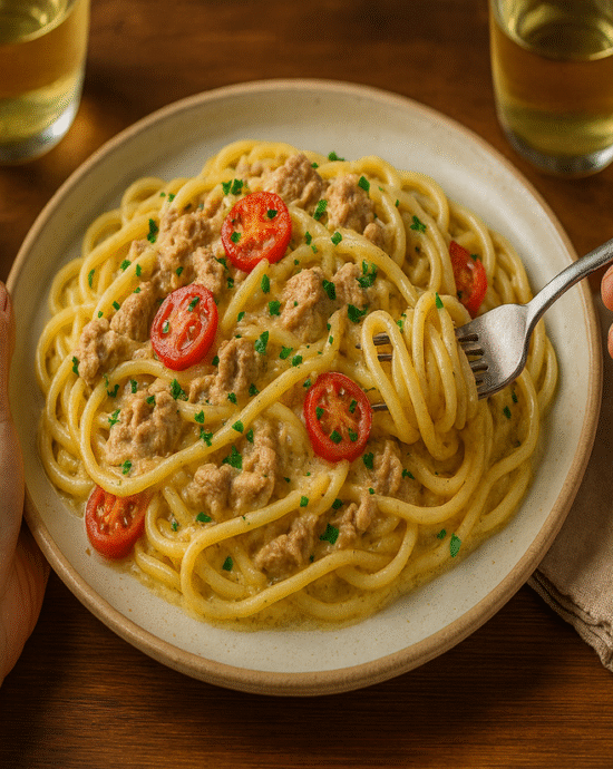 Tuna pasta recipe