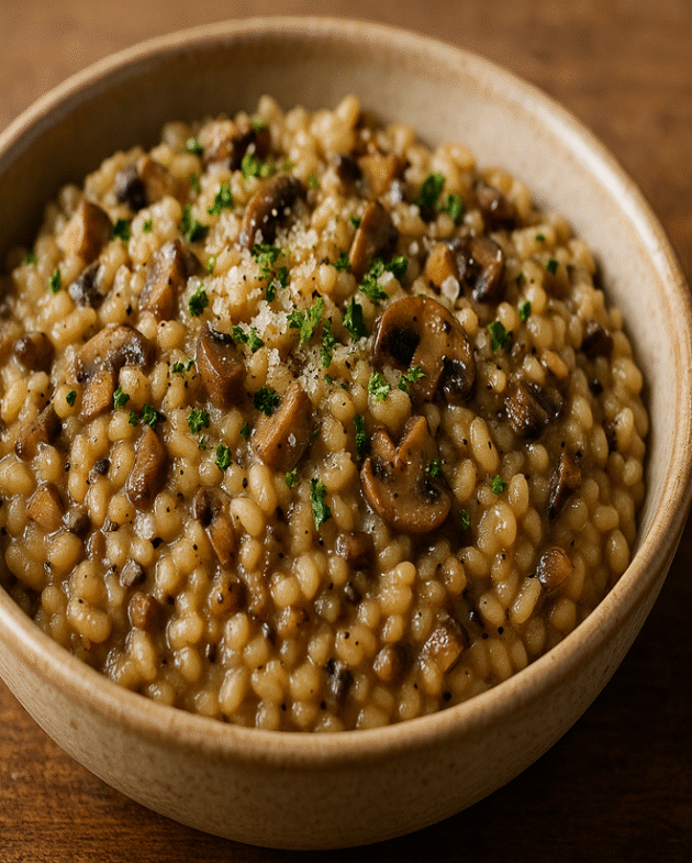 Mushroom risotto recipe