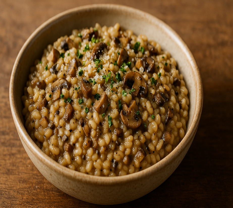 Mushroom risotto recipe