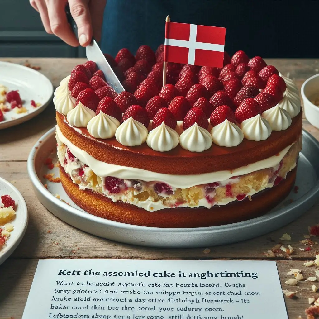 Assemble cake layers 