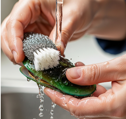 Clean mussels 