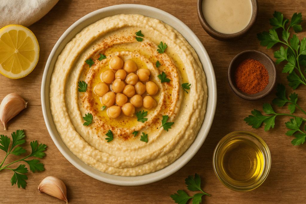 Ingredients for Hummus 