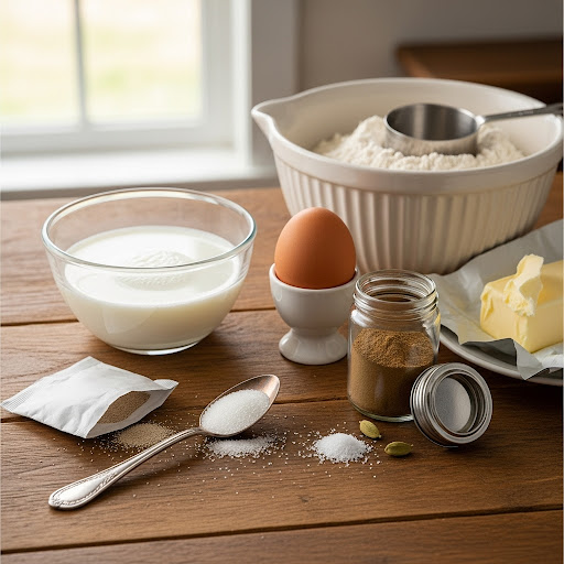 Ingredients for Korvapuusti 