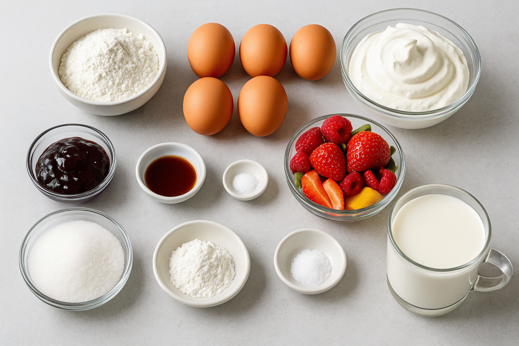 Ingredients for Lagkage 