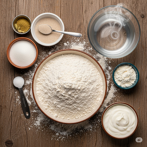 Ingredients for Luqaimat 