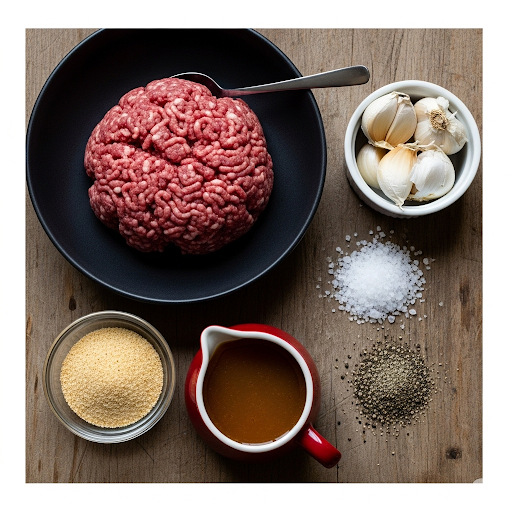 Ingredients for bangers 