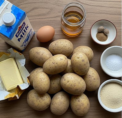 Ingredients for Perunalaatikko