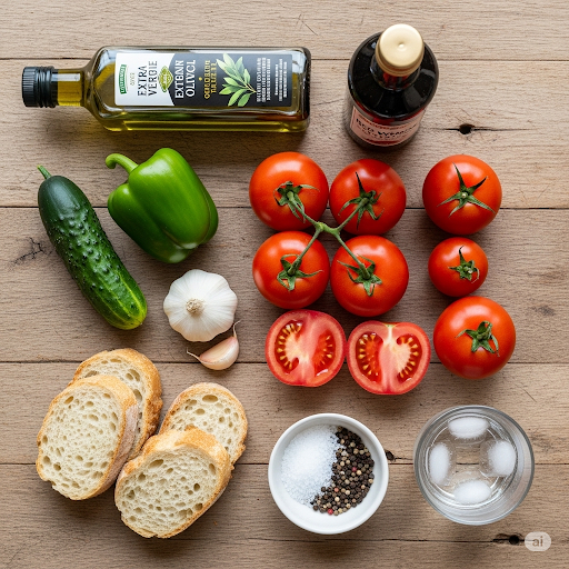 Ingredients for Gazpacho 
