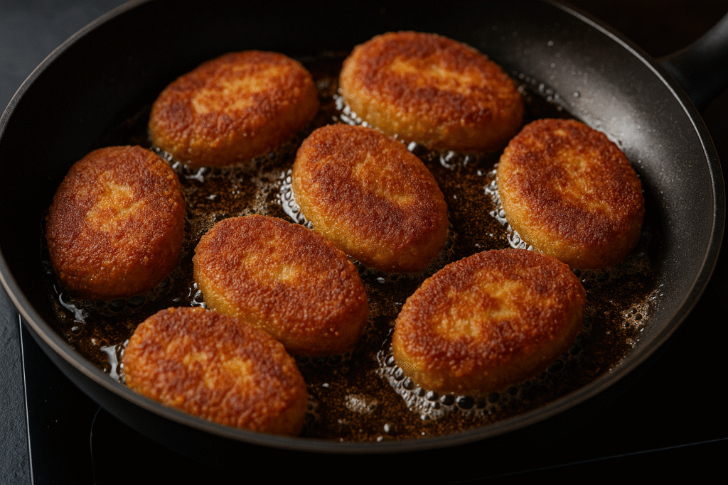 Fry patties 
