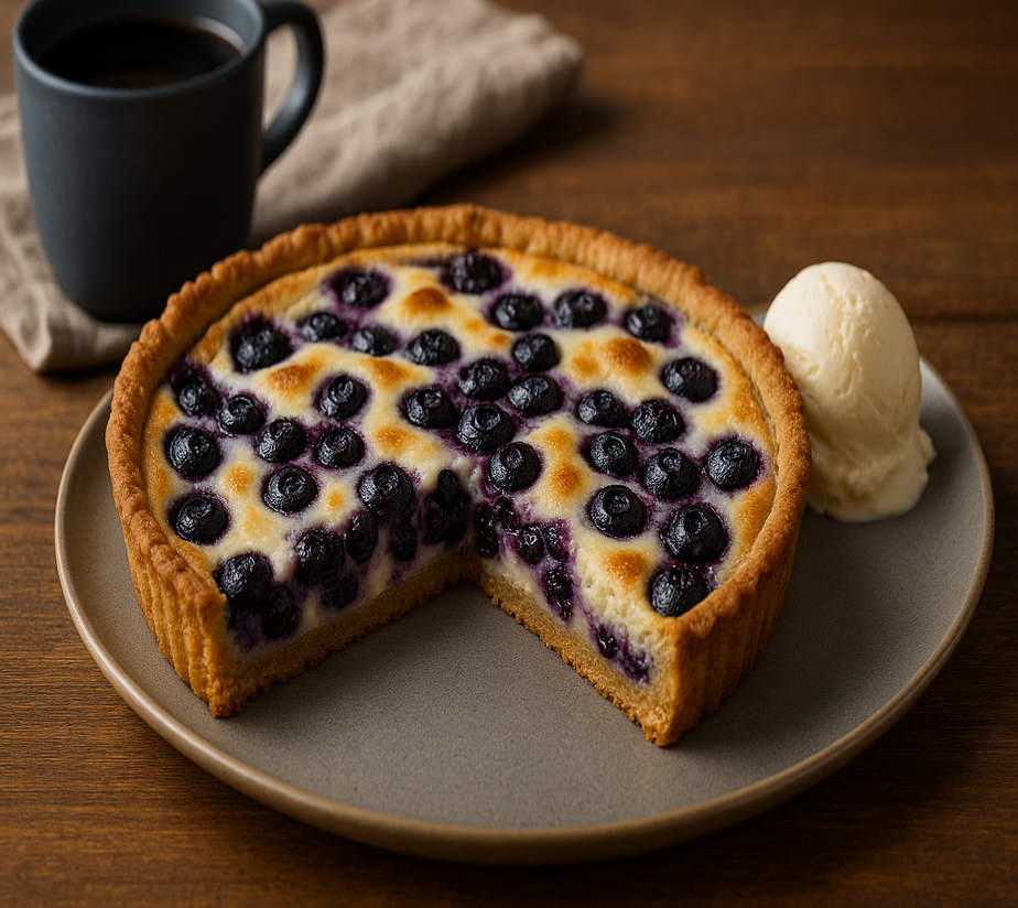 Mustikkapiirakka recipe