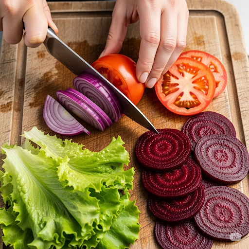 Preparation of veggies 