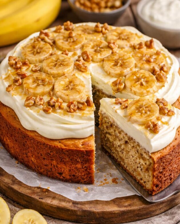 Banana Yoghurt Cake Recipe